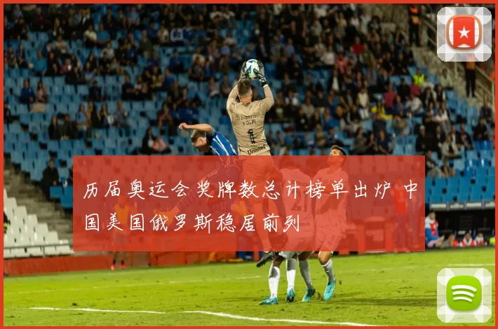 历届奥运会奖牌数总计榜单出炉 中国美国俄罗斯稳居前列