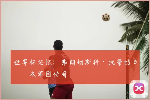 世界杯记忆:弗朗切斯科·托蒂的蓝衣军团传奇